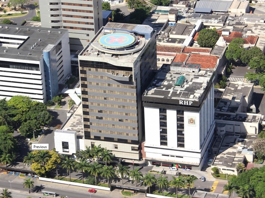Fachada do Real Hospital Português em Recife